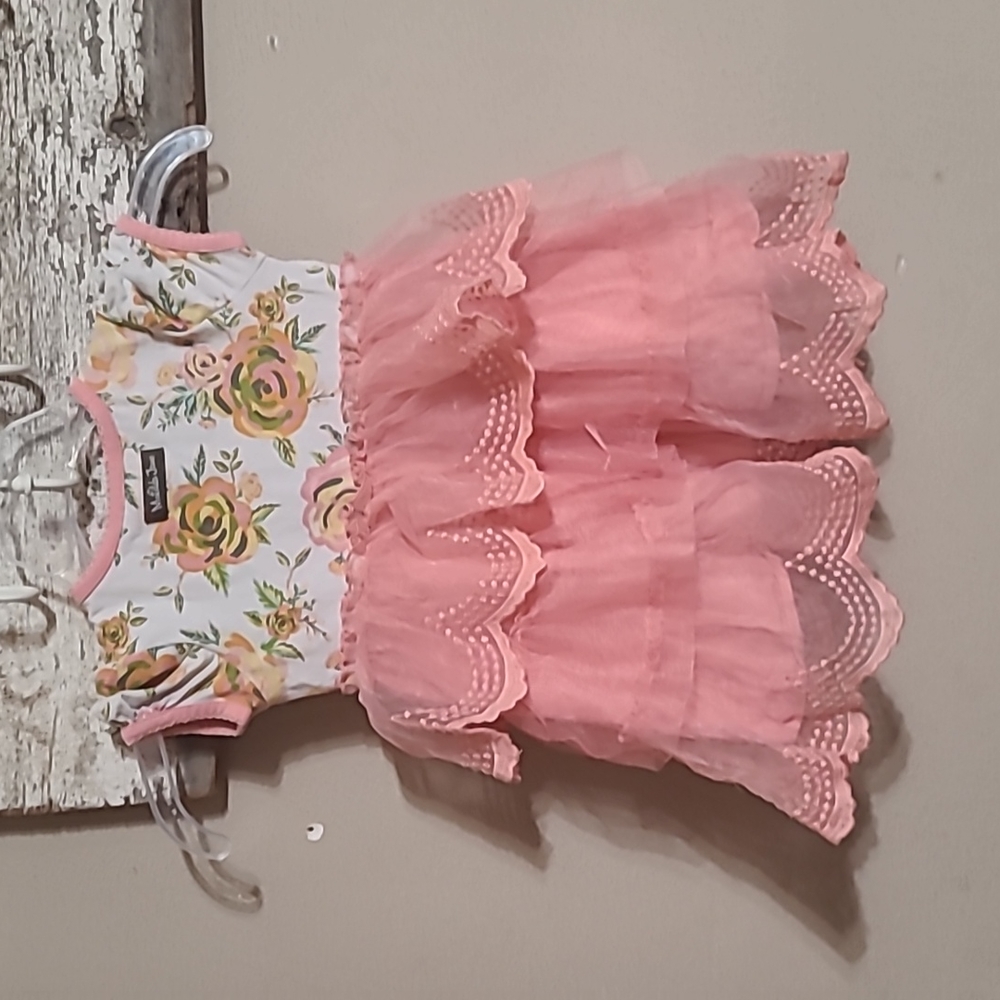 Matilda Jane girls boutique Tiddlywinks the adventure begins ruffle dress 18/24m - Picture 3 of 3